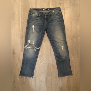 Joe jeans ripped cutoffs